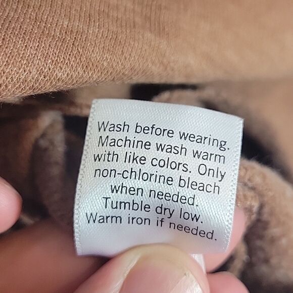 So Lounge Life Raw Hem Cropped 1/4 Zip Fleece Sweater Hoodie-Size Medium - Picture 6 of 6